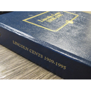 Whitman Album - Lincoln Cents - 1909-1958 - vintage coin supply