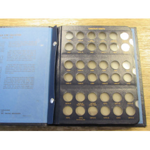 Whitman coin album for Lincoln Memorial Cents - 1959-1988 - vintage supply