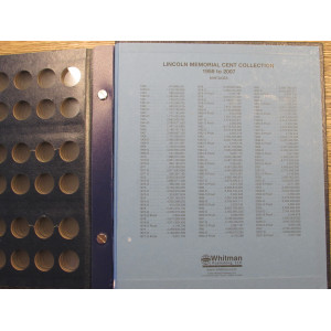 Whitman album for Lincoln Memorial Cents - 1959-2007 - vintage supply