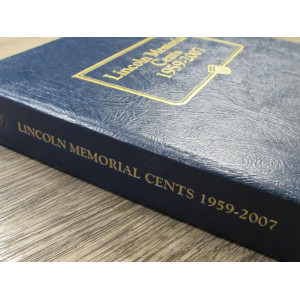 Whitman album for Lincoln Memorial Cents - 1959-2007 - vintage supply
