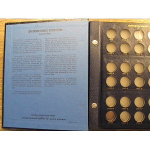 Whitman album for Jefferson Nickels - 1938 onwards - vintage supply