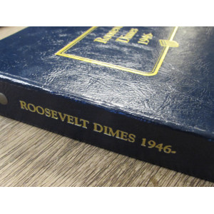 Whitman coin album for Roosevel Dimes - 1946 onwards - vintage supply