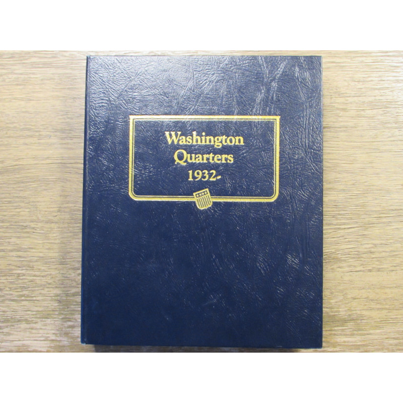 Whitman coin album for Washington Quarters - 1932-1979 - vintage coin supply