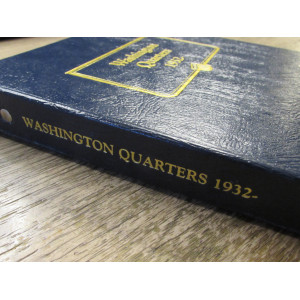 Whitman coin album for Washington Quarters - 1932-1979 - vintage coin supply