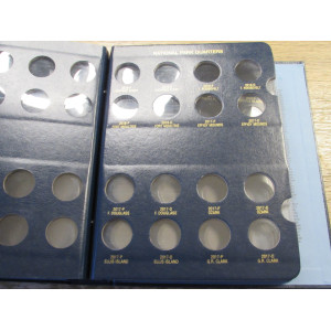 Whitman coin album for National Park Quarters - 2010-2021 - P+D