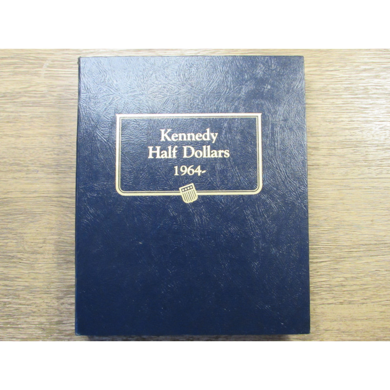Whitman coin album for Kennedy Half Dollars - 1964-1987 - vintage supply