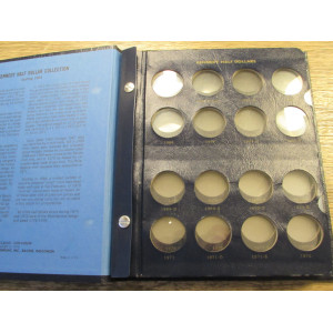 Whitman coin album for Kennedy Half Dollars - 1964-1987 - vintage supply