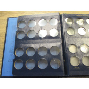 Whitman coin album for Kennedy Half Dollars - 1964-1987 - vintage supply