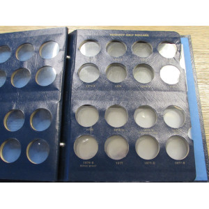 Whitman coin album for Kennedy Half Dollars - 1964-1987 - vintage supply