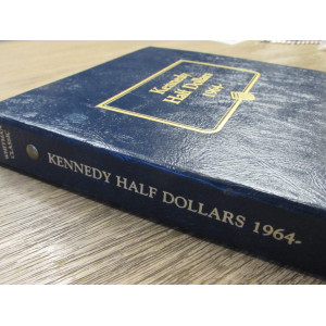 Whitman coin album for Kennedy Half Dollars - 1964-1987 - vintage supply