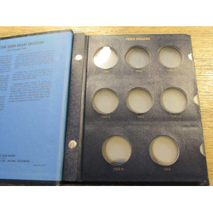 Whitman coin album for Peace Dollars - 1921-1935 - vintage supply