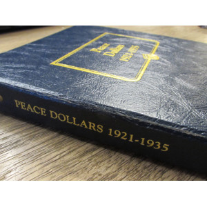 Whitman coin album for Peace Dollars - 1921-1935 - vintage supply