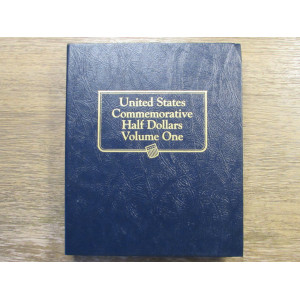 Whitman coin album for US commemorative half dollars - Volume 1 - vintage supply