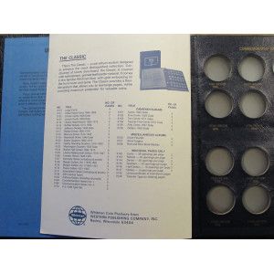 Whitman coin album for US commemorative half dollars - Volume 2 - vintage supply