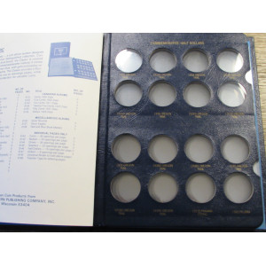 Whitman coin album for US commemorative half dollars - Volume 2 - vintage supply