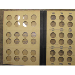 Library of Coins album for Buffalo Nickels - 1913-1938 - vintage supply