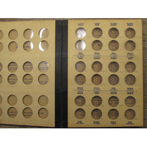 Library of Coins album for Buffalo Nickels - 1913-1938 - vintage supply