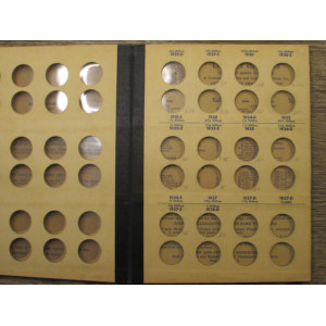 Library of Coins album for Buffalo Nickels - 1913-1938 - vintage supply