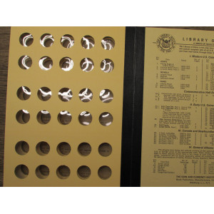 Library of Coins album for Roosevelt Head Dimes - 1946-1968