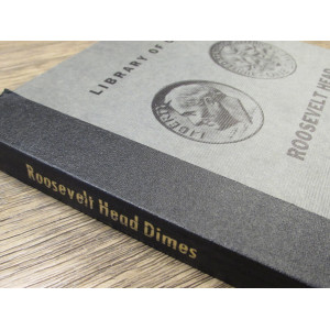 Library of Coins album for Roosevelt Head Dimes - 1946-1968