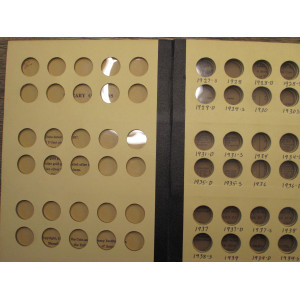 Library of Coins album - General Album Dime Size Coins - 1916 onwards - vintage supply