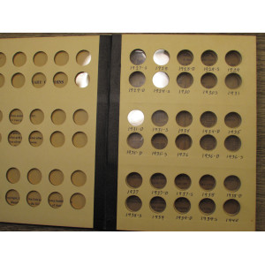 Library of Coins album - General Album Dime Size Coins - 1916 onwards - vintage supply