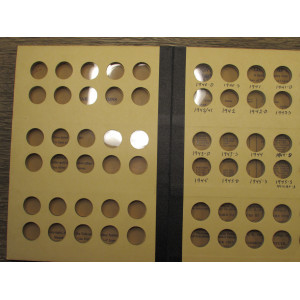 Library of Coins album - General Album Dime Size Coins - 1916 onwards - vintage supply