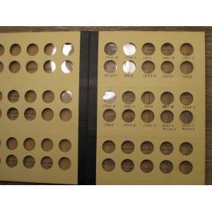 Library of Coins album - General Album Dime Size Coins - 1916 onwards - vintage supply
