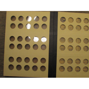 Library of Coins album - General Album Dime Size Coins - 1916 onwards - vintage supply
