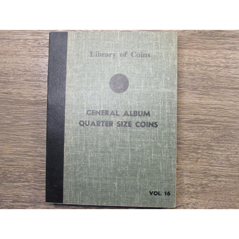Library of Coins album - General Album Quarter Size coins  - 1963 onwards - vintage supply