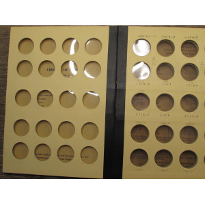 Library of Coins album - General Album Quarter Size coins  - 1963 onwards - vintage supply