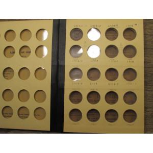 Library of Coins album - General Album Quarter Size coins  - 1963 onwards - vintage supply
