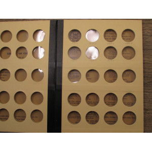 Library of Coins album - General Album Quarter Size coins  - 1963 onwards - vintage supply