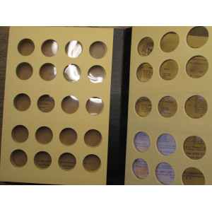 Library of Coins album - General Album Quarter Size coins  - 1963 onwards - vintage supply