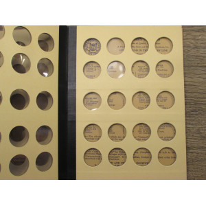 Library of Coins album - General Album Quarter Size coins  - 1963 onwards - vintage supply