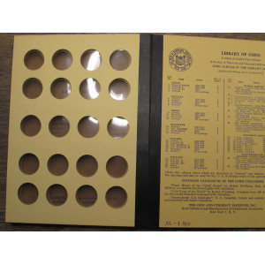Library of Coins album - General Album Quarter Size coins  - 1963 onwards - vintage supply