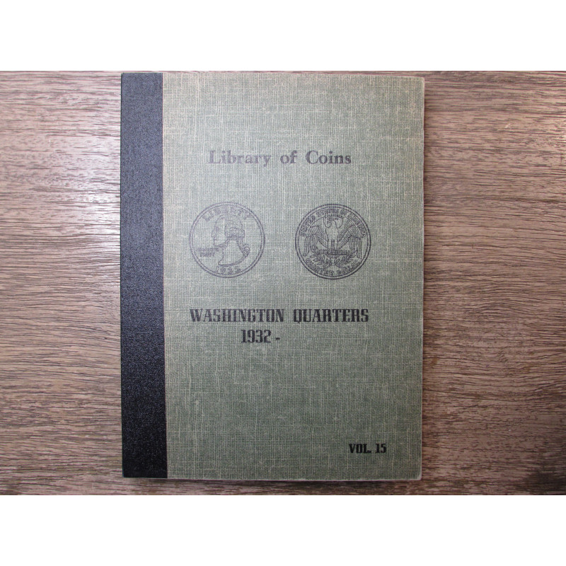 Library of Coins album - Washington Quarters - 1932 - 1959 onwards