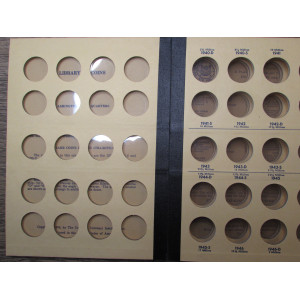 Library of Coins album - Washington Quarters - 1932 - 1959 onwards