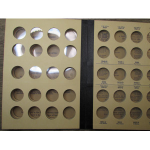Library of Coins album - Washington Quarters - 1932 - 1959 onwards