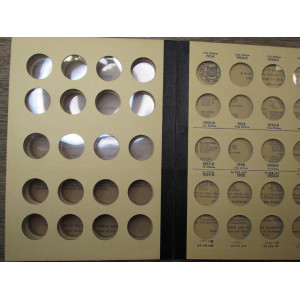 Library of Coins album - Washington Quarters - 1932 - 1959 onwards