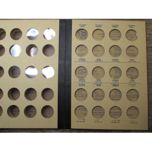 Library of Coins album - Washington Quarters - 1932 - 1959 onwards