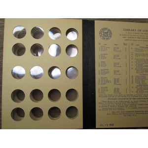 Library of Coins album - Washington Quarters - 1932 - 1959 onwards