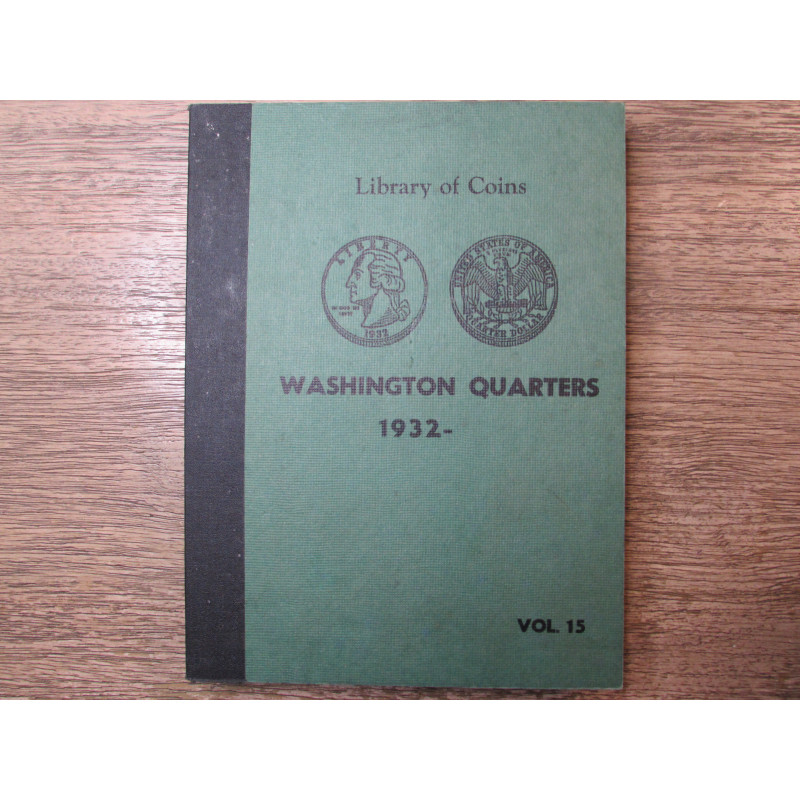 Library of Coins album - Washington Quarters - 1932-1965 - vintage supply