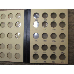 Library of Coins album - Washington Quarters - 1932-1965 - vintage supply