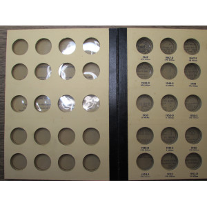 Library of Coins album - Washington Quarters - 1932-1965 - vintage supply