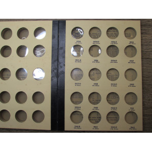 Library of Coins album - Washington Quarters - 1932-1965 - vintage supply
