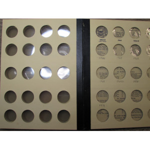 Library of Coins album - Washington Quarters - 1932-1965 - vintage supply
