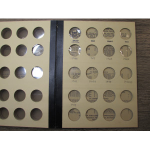 Library of Coins album - Washington Quarters - 1932-1965 - vintage supply