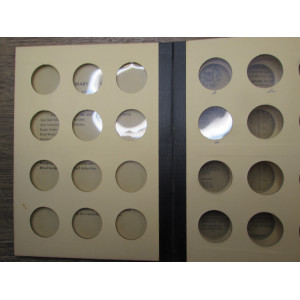 Library of Coins album - General Album Half Dollar Size Coins - vintage supply