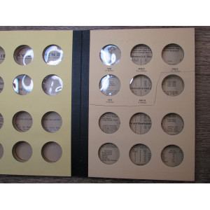 Library of Coins Album for Walking Liberty Half Dollars - 1937-1947 - part 2 - vintage supply